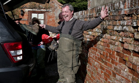 Nigel Farage visits the Somerset Levels