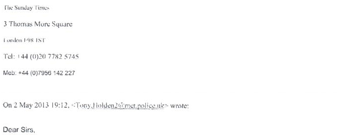 Times Sunday Holden no message 02-May-2013