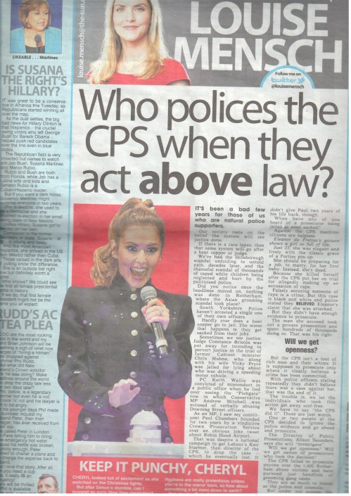MENSCH, Louise THE SUN re CPS 10-Nov-2014 04