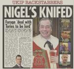 FARAGE, Nigel  113 Hol THE SUN&nbsp;22-Jan-2015